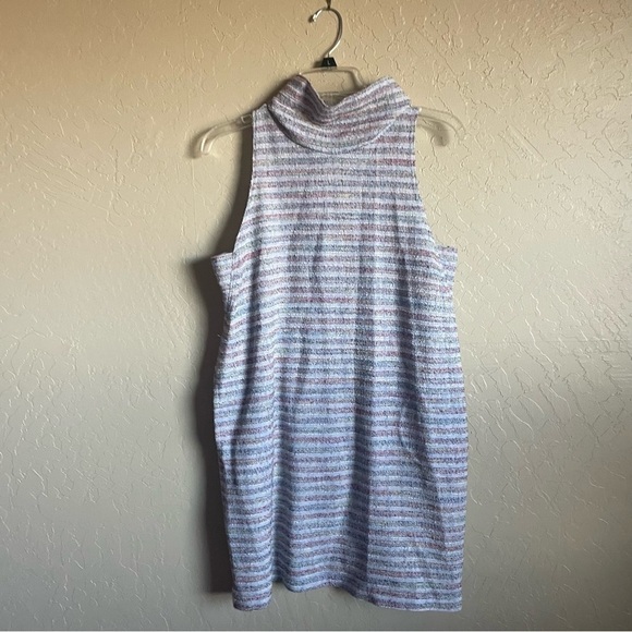 Anthropologie Akemi‎ + Kin Turtle Neck Multicolored Striped Dress - Picture 2 of 7